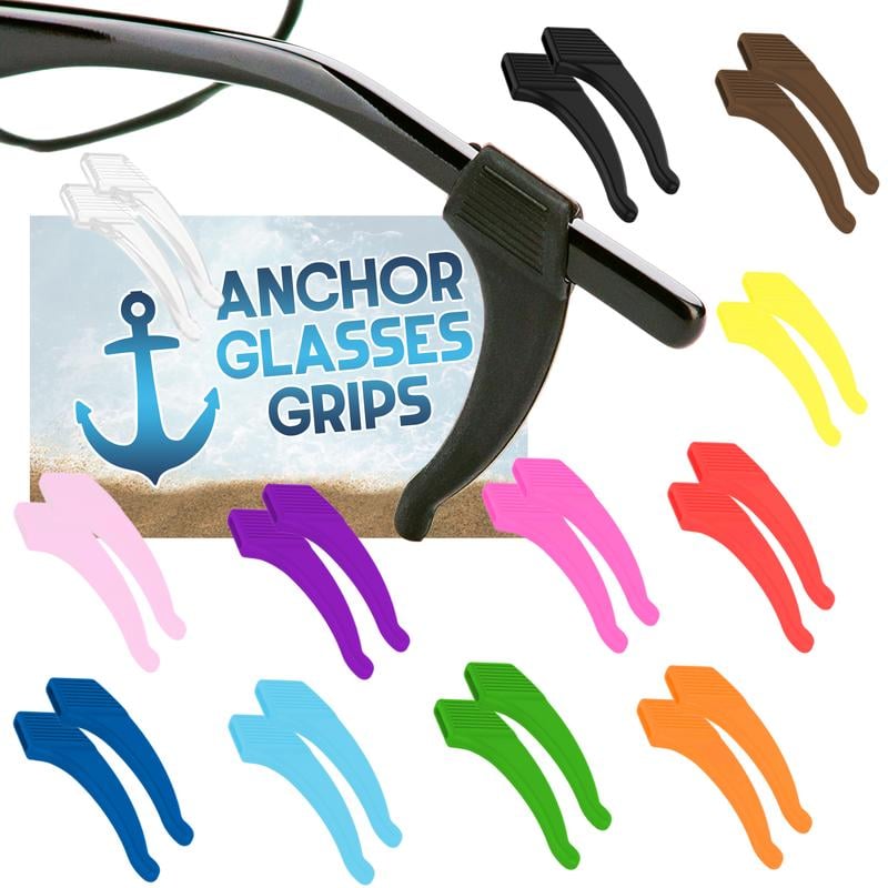 Anti Slip Eyeglass Holder Ear Grip- Sunglasses Retainer Temple Tip Reading Glasses Holder