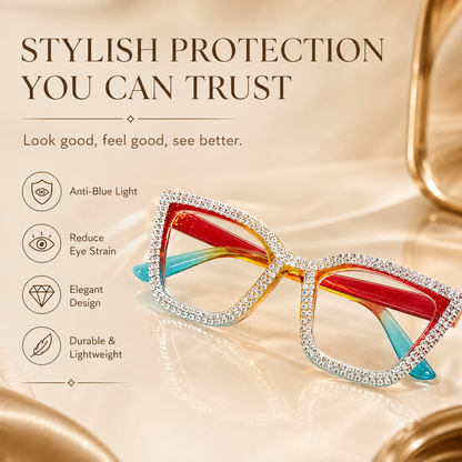 👓Fashion Modern Look Trending Eyeglasses Cat-Eye Anti-Blue Light Reading Glasses