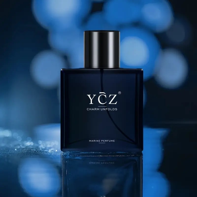 Perfumes Midnight Marine Eau De Parfum - Unisex 50ml Ocean Fresh Scent Premium Aromatic Woody Fragrance for Him & Her