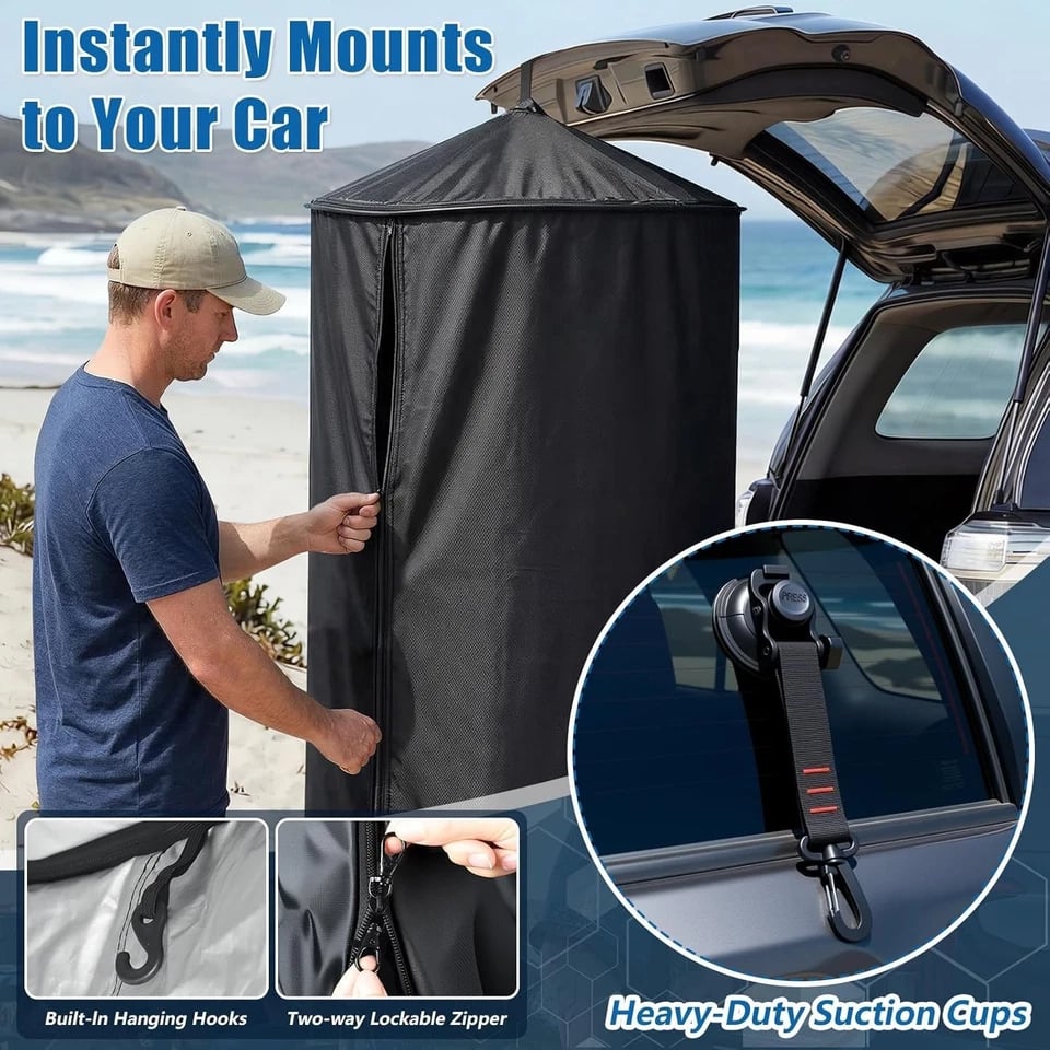 Portable Outdoor Privacy Tent – Instant Changing Room & Shower Shelter for Camping, Beach & Road Trips