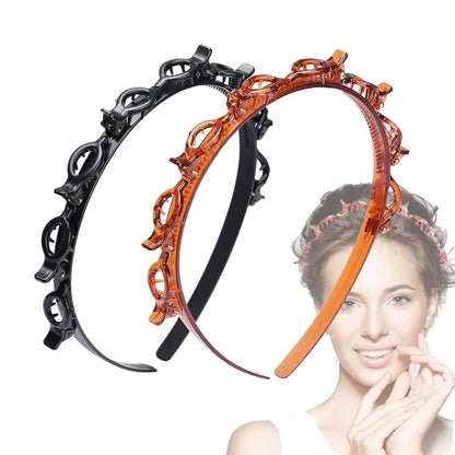 Women's Minimalist Resin Headbands (2-Pack)