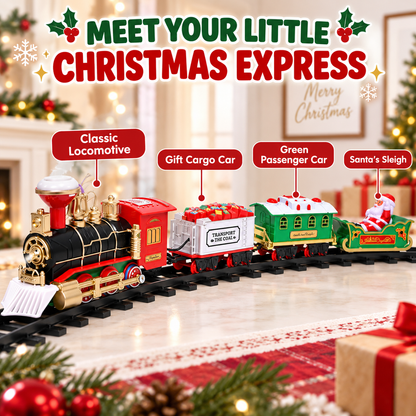 🎄🚂 Christmas Magic Express – Around-the-Tree Train Set