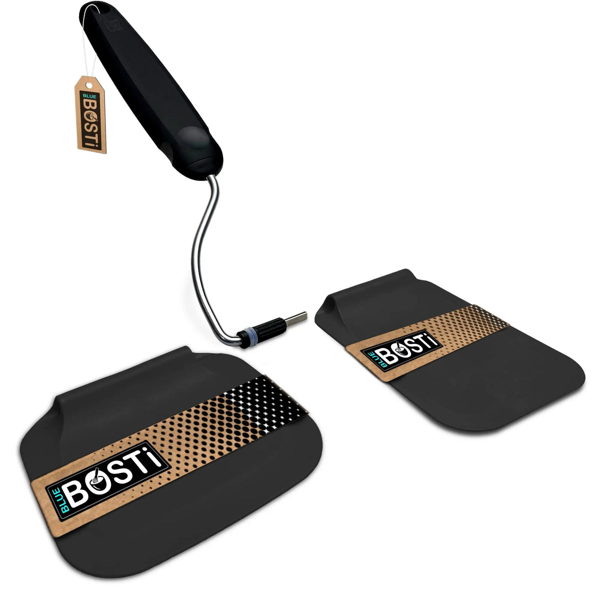 Adaptchula™ - Spatula with adjustable angles, a must have kitchen gadget!  Kitchen accessories should serve a purpose!  Perfect for Air Fryers, griddles and everything in-between! Includes 2 Spatula heads made from PPSU - BPA/BPS and PFAS free.  Non-Toxic