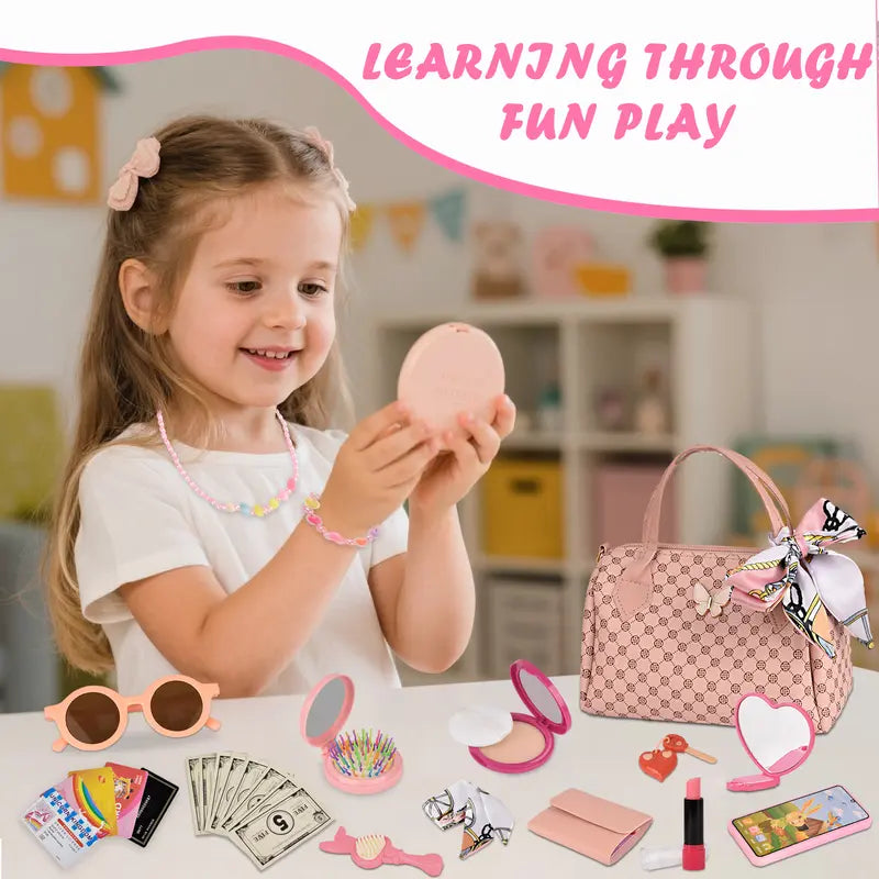 👑 Little Princess Pretend Makeup & Handbag Playset 💖
