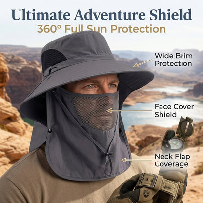 🔥LAST DAY 47% OFF🎣- Unisex Adventure Shield - Extreme UV Protection for All Terrains