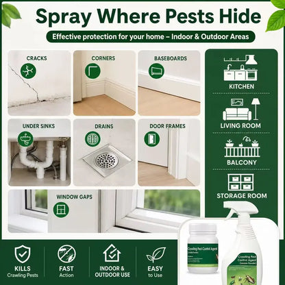 Multi-Purpose Pest Control Kit – For Roaches, Ants, Spiders, Bed Bugs & 40+ Household Pests