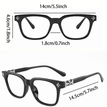 Unisex Blue Light Blocking Glasses – Modern Square Frames for Computer, Gaming & Everyday Use