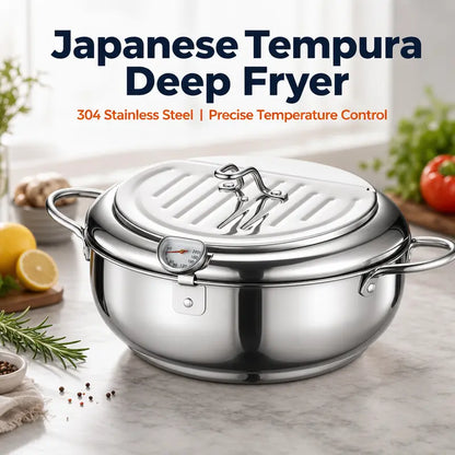 304 Grade Stainless Steel Deep Fryer Pot