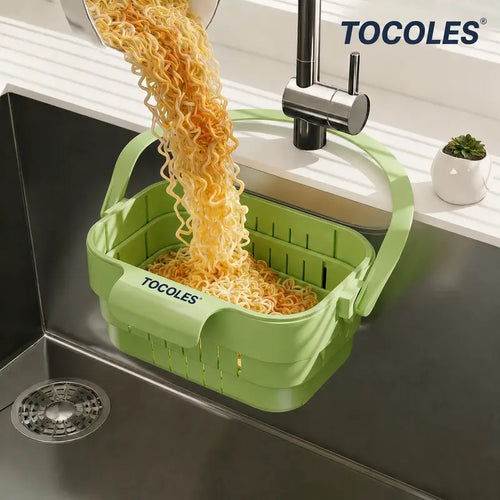 2 -PACK Foldable Hanging Kitchen Sink Drain Basket