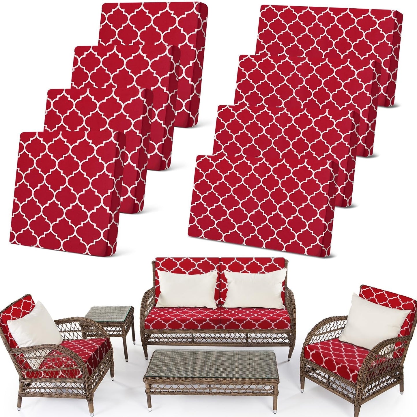 🛋️Outdoor Patio Sofa Cushion Covers