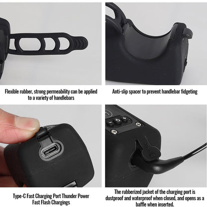 Noomoriey™ Bike Electronic Horn with Large Range Floodlight