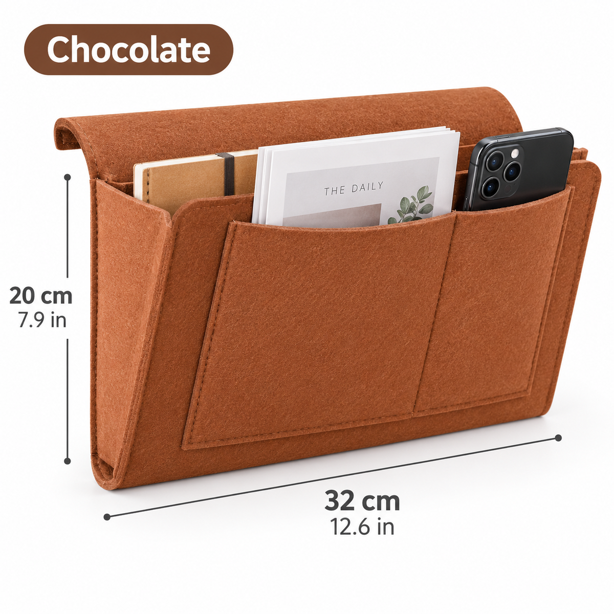 🔥 50% OFF Bedside Hanging Organizer – Keep Essentials Within Reach