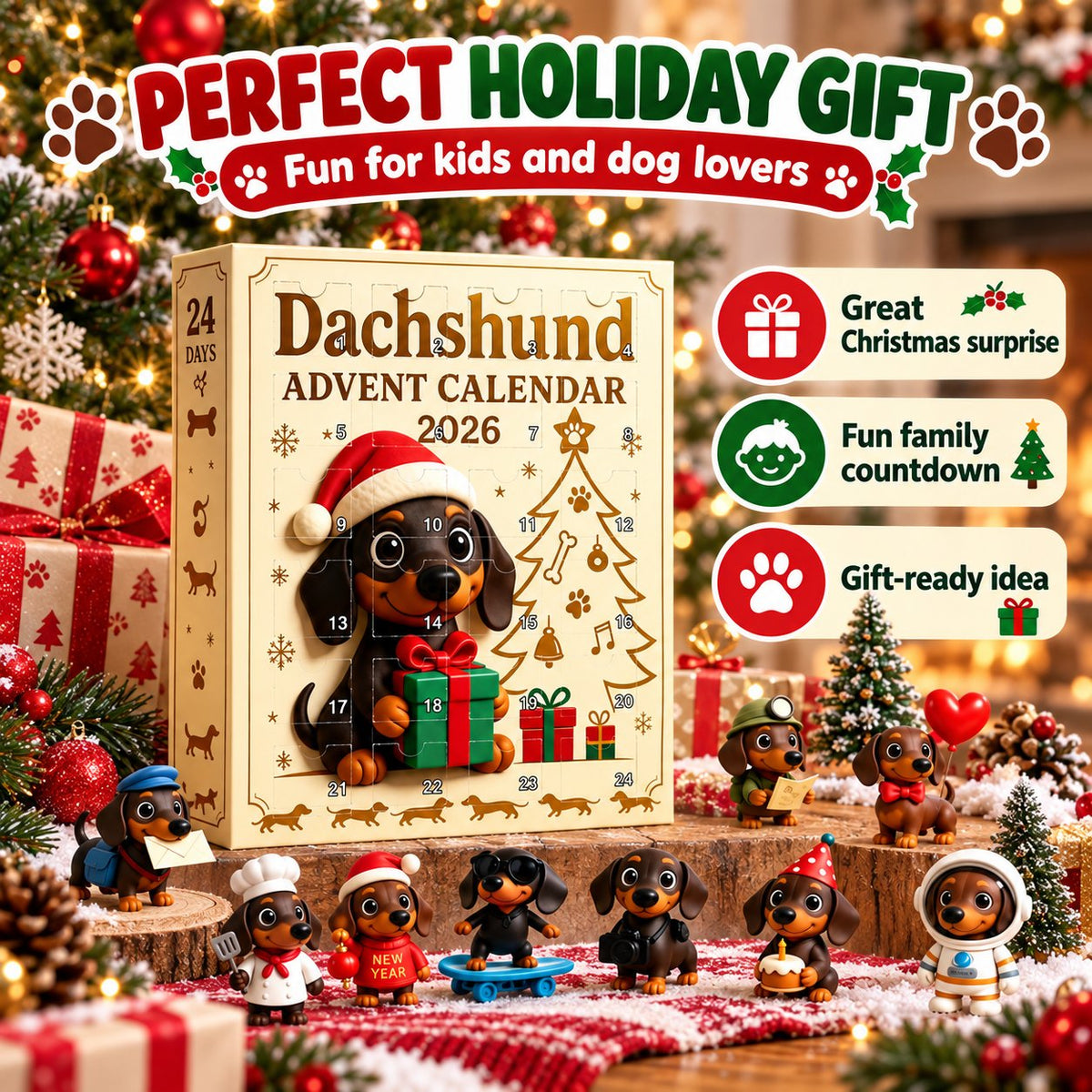 🐶🎄 Dachshund Advent Calendar