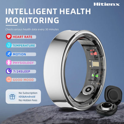 Smart Ring - Wellness Tracker with Heart Rate & Sleep Insights