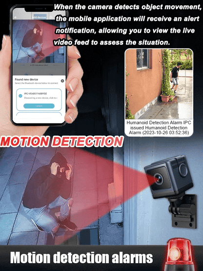 📶 Smart WiFi Security Camera – 1080P HD, 🌙 Night Vision & 🚨 Motion Detection
