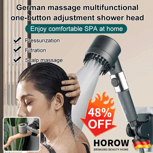 ✨💯German 💁Multifunctional Massage Shower Head🛀