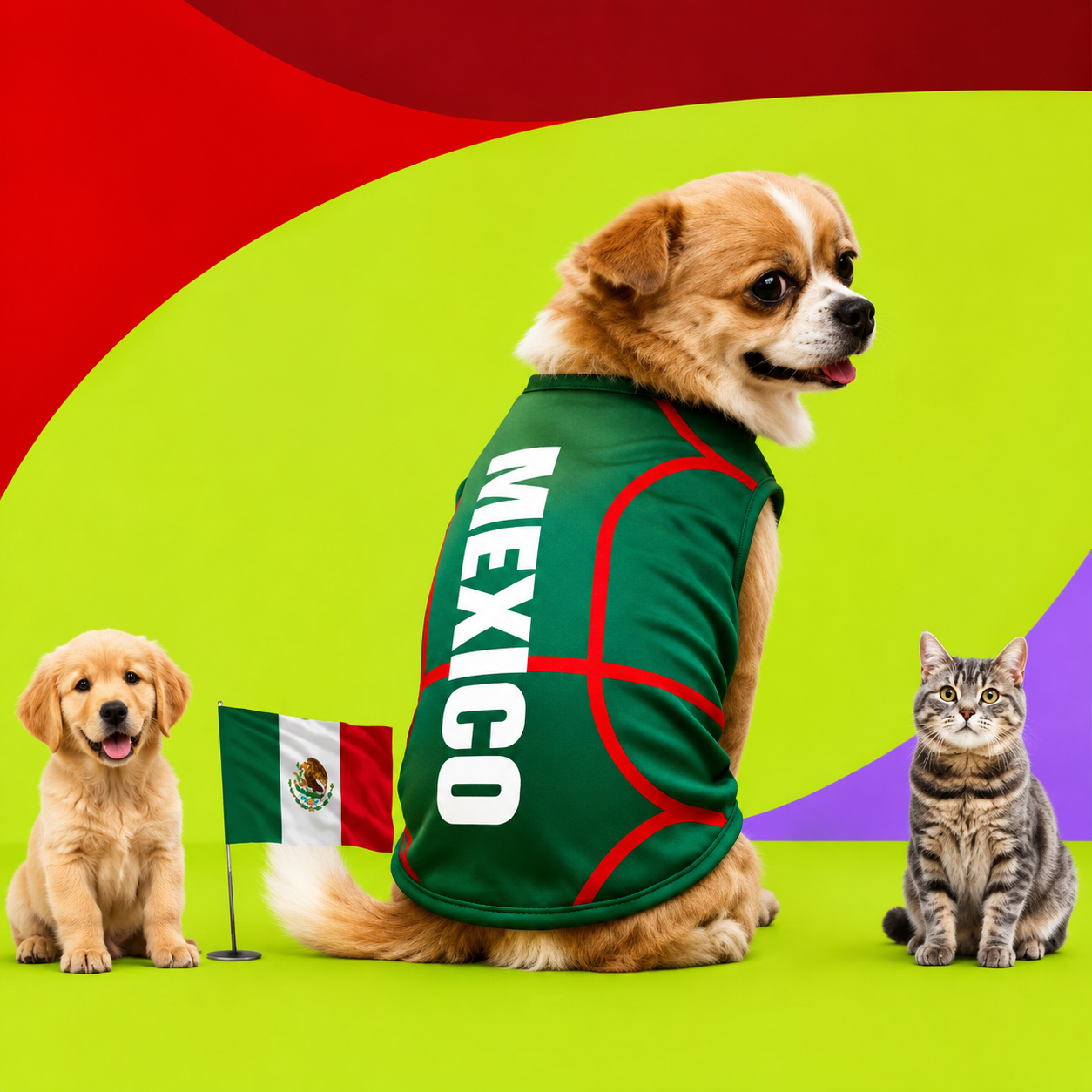 ⚽🐾 National Team Inspired Pet Jersey – Stylish Football Fan Apparel for Dogs & Cats