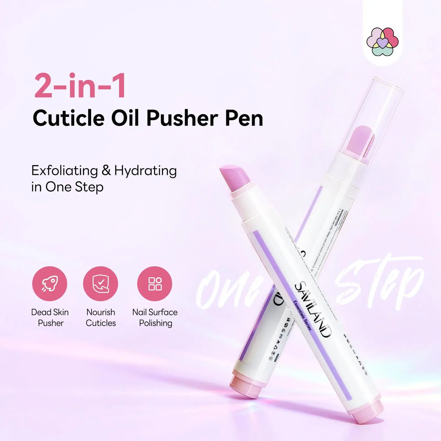 🔥Limited Time 49% OFF | Cuticle Remover Pen Set with Cuticle Oil, Portable Cuticle Softener for Home DIY & Professional Nail Salon Manicure