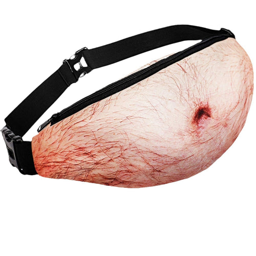Funny 3D Men Beer Belly Bag