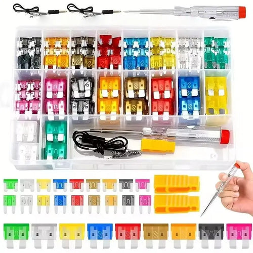 306PCS Zinc Alloy Car Blade Fuse Assortment Set