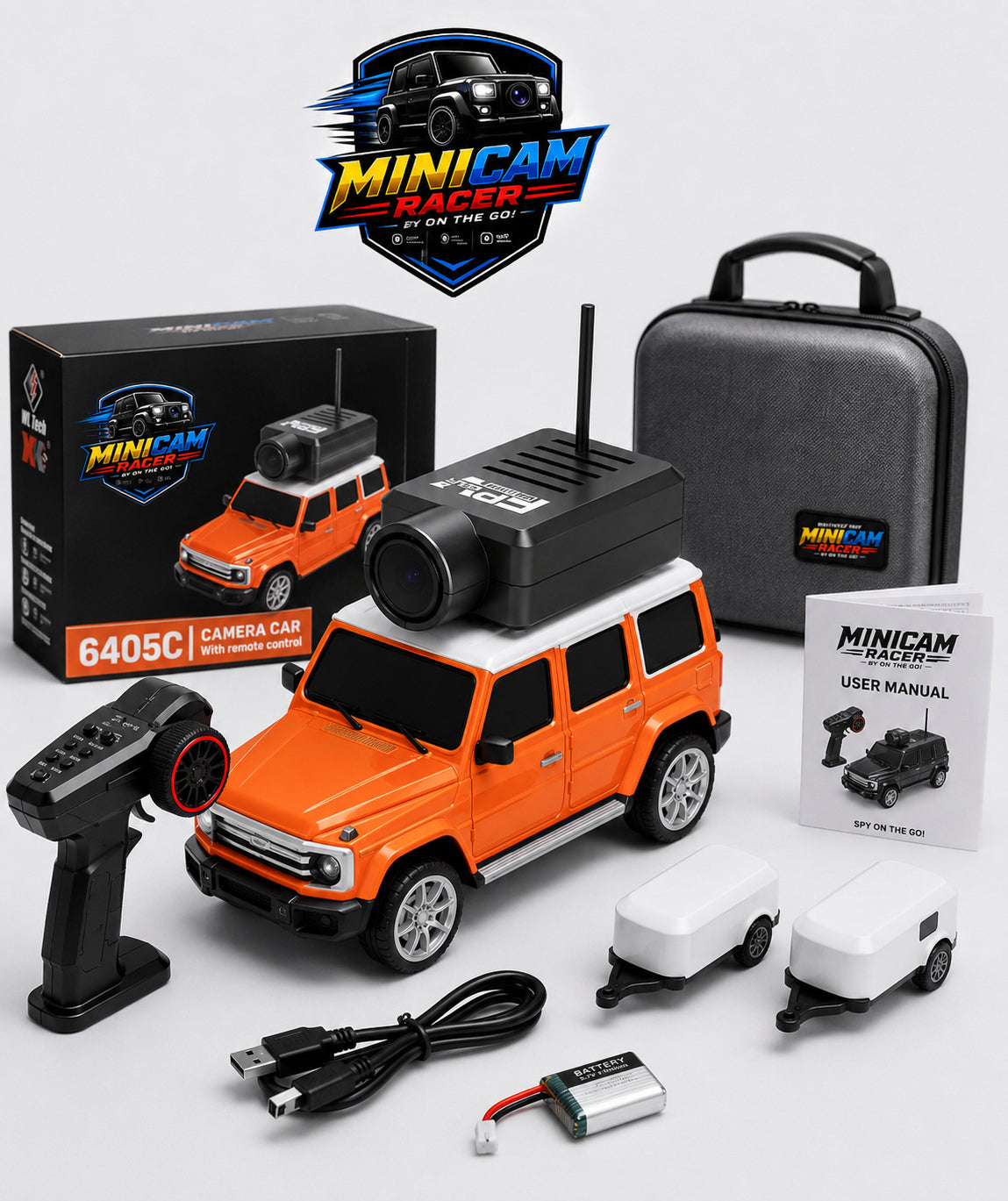 🚗 50% OFF Mini FPV RC Camera Car | 720P WiFi APP Control