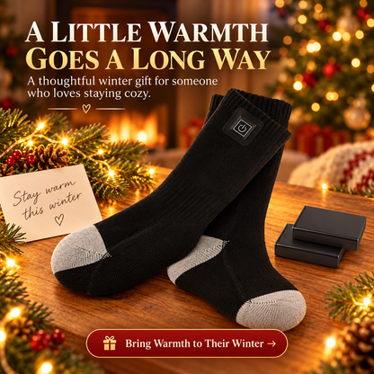 🔥🧦 WarmStep – Rechargeable Heated Socks for Winter & Outdoor Comfort