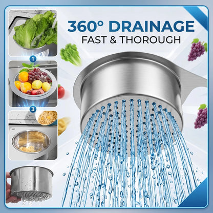 BUY 1 GET 1 FREE💧Stainless Steel Swan Sink Strainer Basket🦢💧