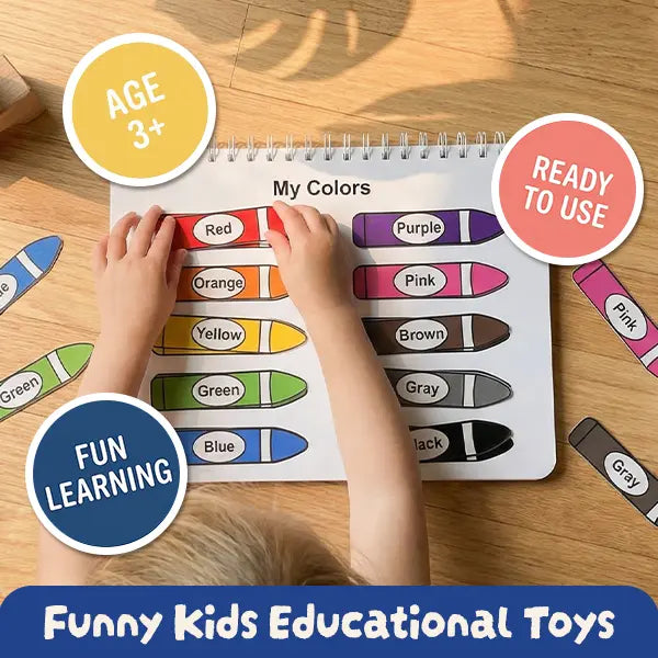 Montessori Busy Book for Kids – 30 Learning Activities