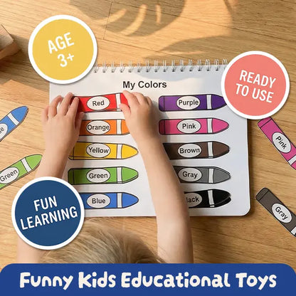 Montessori Busy Book for Kids – 30 Learning Activities