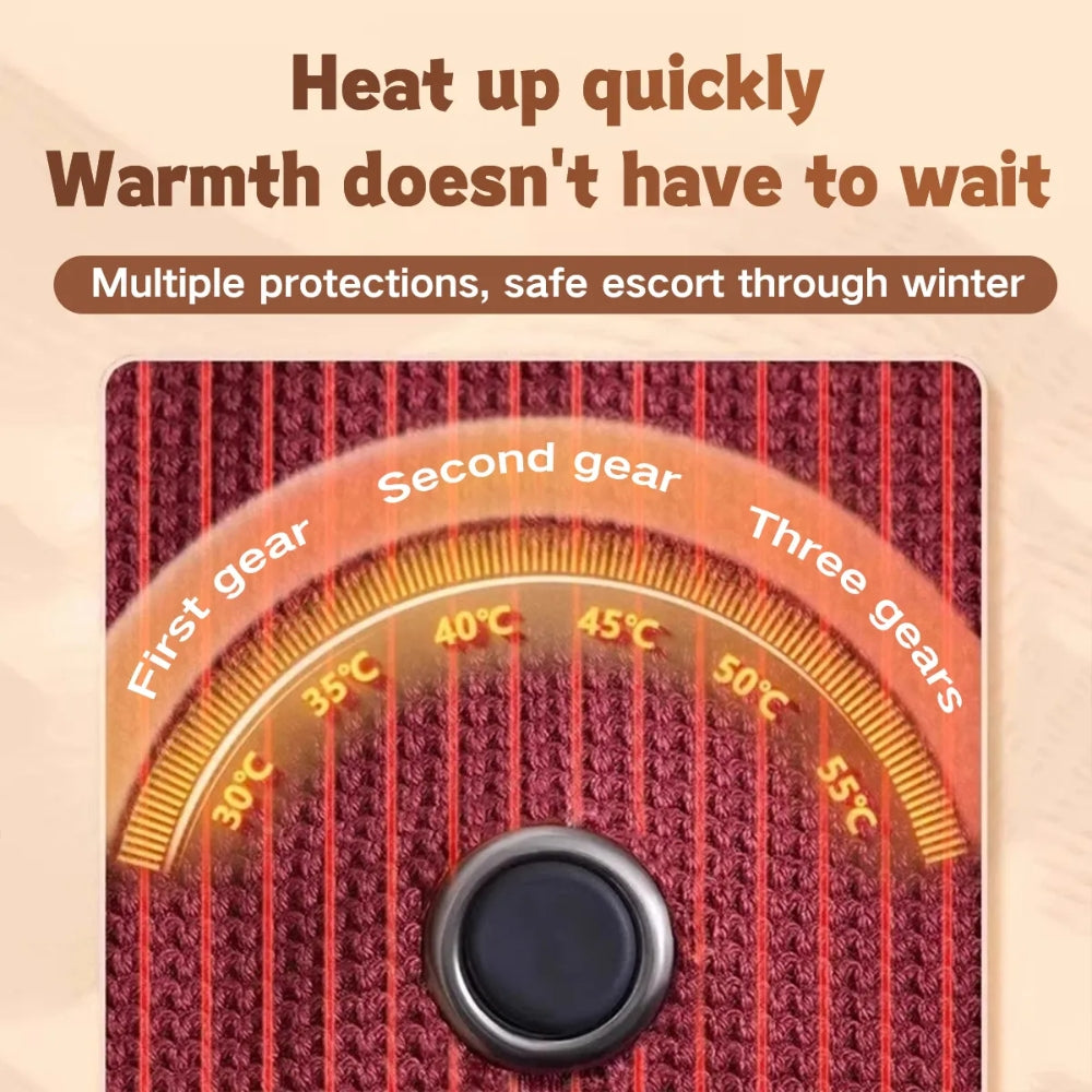 Portable Heated Shawl – Wearable Electric Heating Wrap