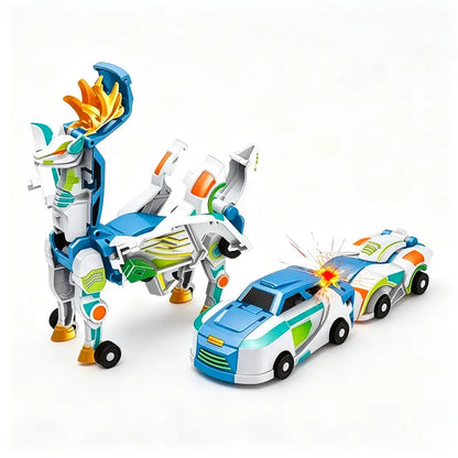 🚗2-in-1 Magnetic Transforming Dragon Car Toy – Racing Car Set