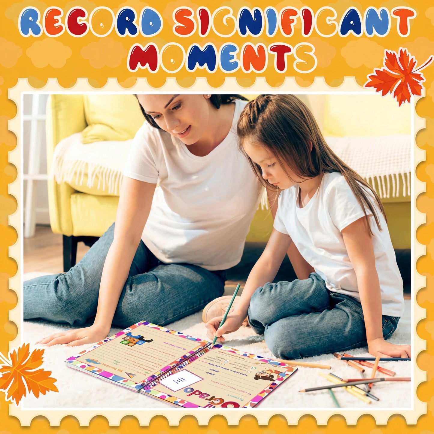 School Memory Book for Kids Preschools to 12th Grade