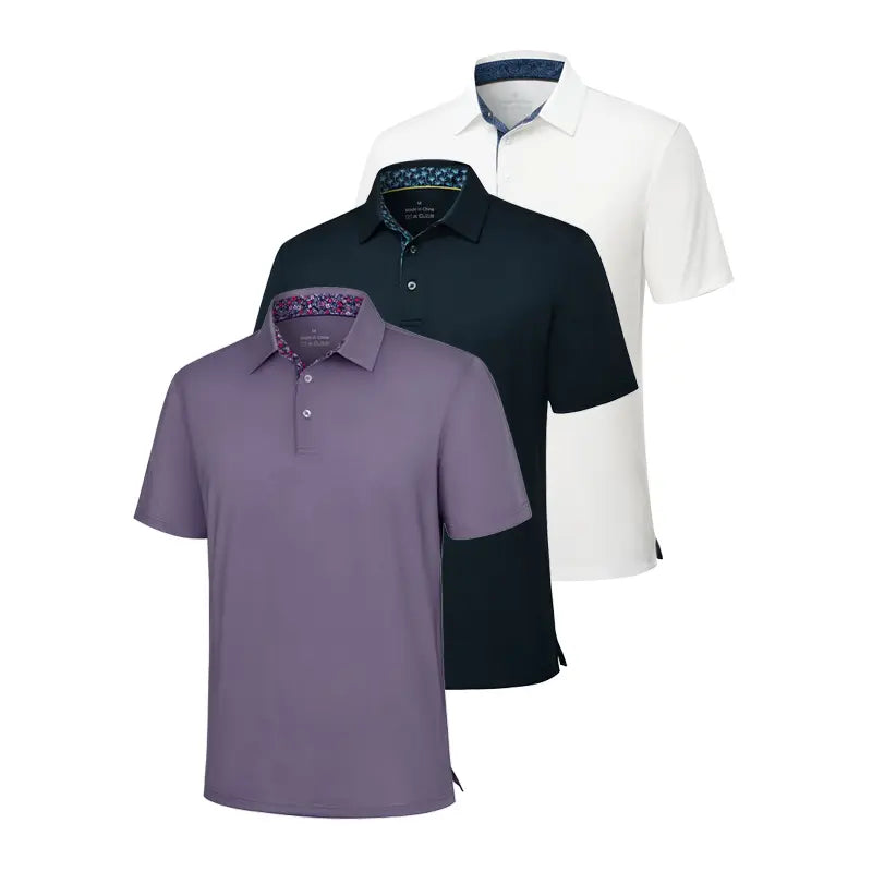 👔3-Pack Men's Polo Shirts