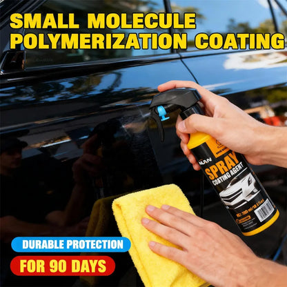 300ml Large Capacity Nano Car Coating Spray, Professional Spray Coating with Superior Water Beading & UV Defense