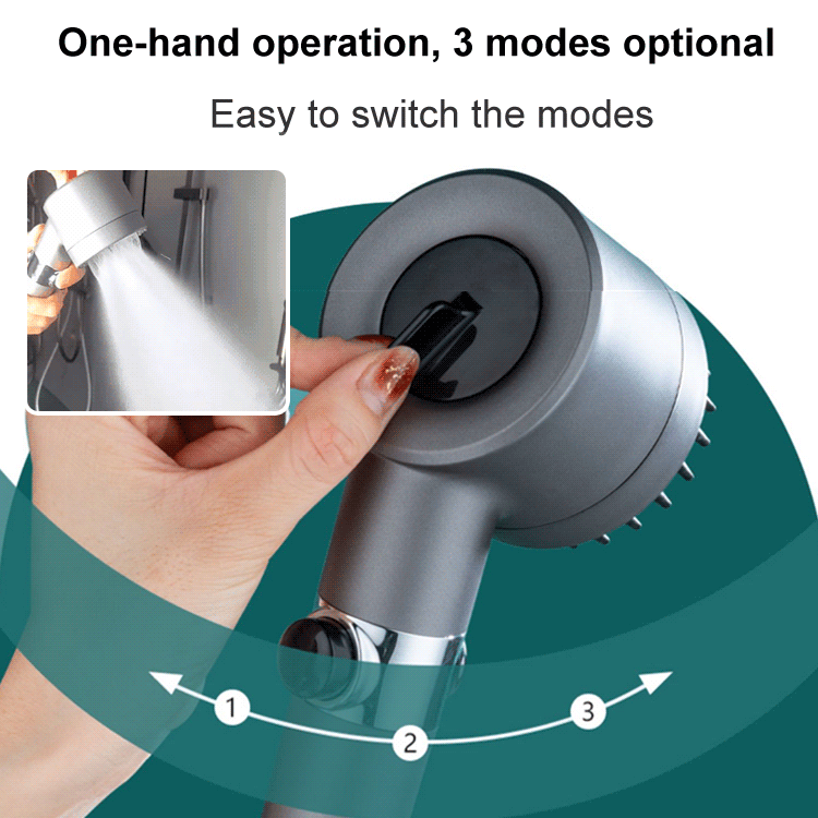 ✨💯German 💁Multifunctional Massage Shower Head🛀