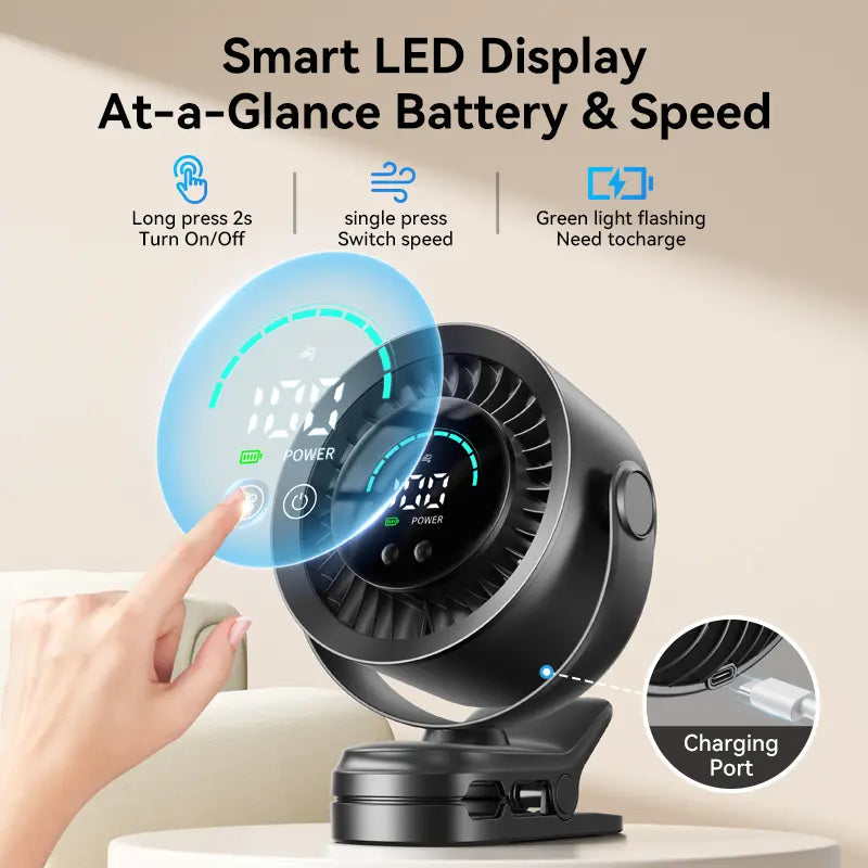 Portable Clip on Fan
