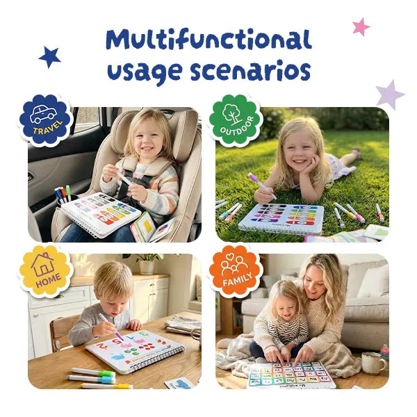 Montessori Busy Book for Kids – 30 Learning Activities