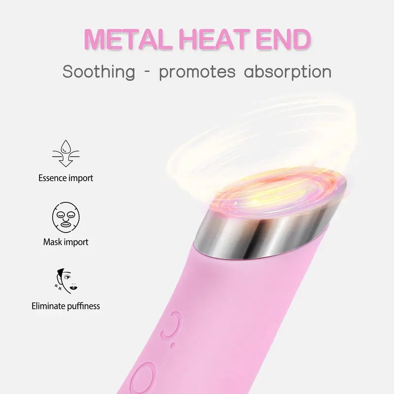 Heatable Vibrating Face Scrubber with Massage