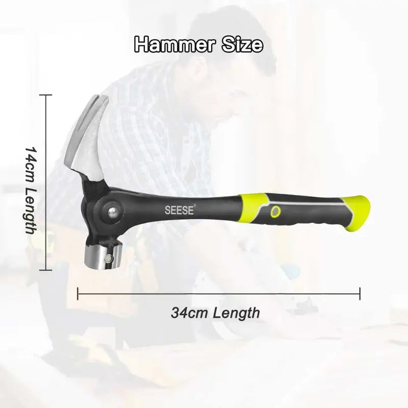 Adjustable Nail Puller Hammer