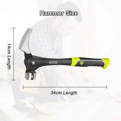 Adjustable Nail Puller Hammer