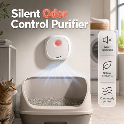 🎉🔥 49% OFF! 🌬️Say goodbye to unpleasant odors with it! Smart Quiet Pet Odor Eliminator