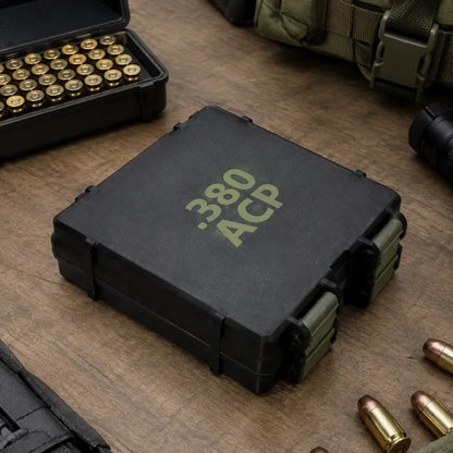 🎯100 Round Ammo Storage Box | Waterproof Hard Shell Ammunition Organizer Case
