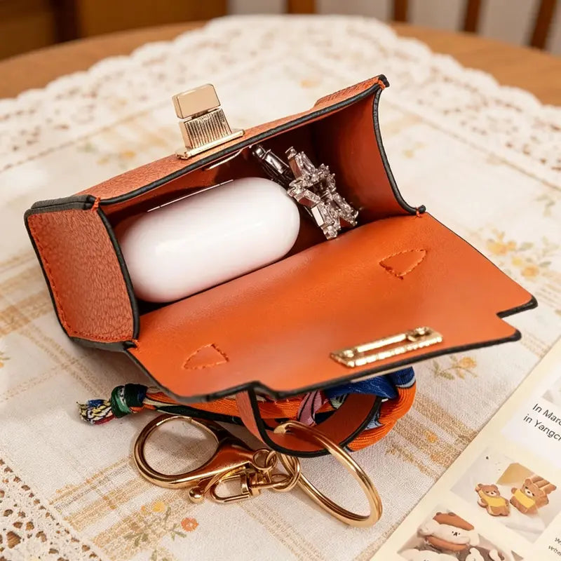 Mini Square Bag Pendant Keychain