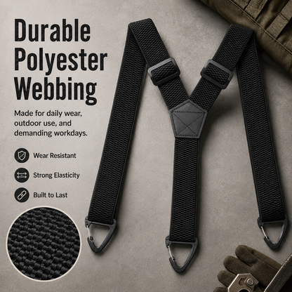 ⏰Men's X-Back Suspenders with Hook Clips