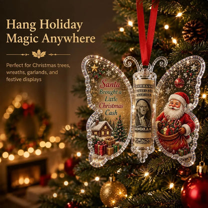 🦋💵 Christmas Cash Gift Butterfly Ornament – Holiday Money Holder Keepsake 🎄✨