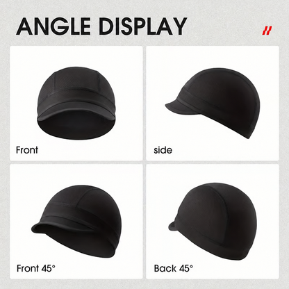 🔥HOT SALE🔥💯Quick-Dry Breathable Helmet Liner Sun Visor Skull Cycling Cap