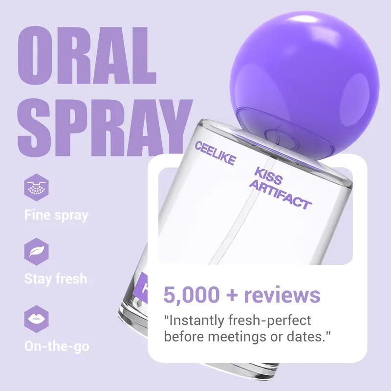 💨🍃Probiotic Oral Spray 20ml - Fresh Breath & Oral Care, Sugar-Free, Portable, Long-Lasting Freshness
