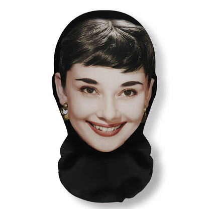 🤣3Pcs Funny Printed Full Face Mesh Mask – Breathable Cosplay Hood for Parties & Street Style！