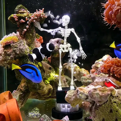 Dancing Skeleton Aquarium Bubbler