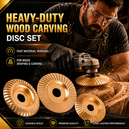 🪵Heavy-Duty Wood Carving Disc Set (3PCS)